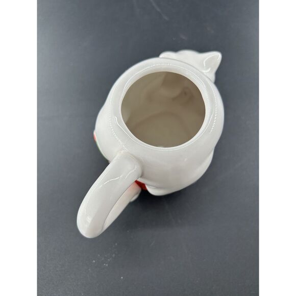 Wondershop Cat w Red Yarn Mug Earthenware 16 oz Cap 7"L x 4"W x 4 1/2" H - Picture 7 of 9